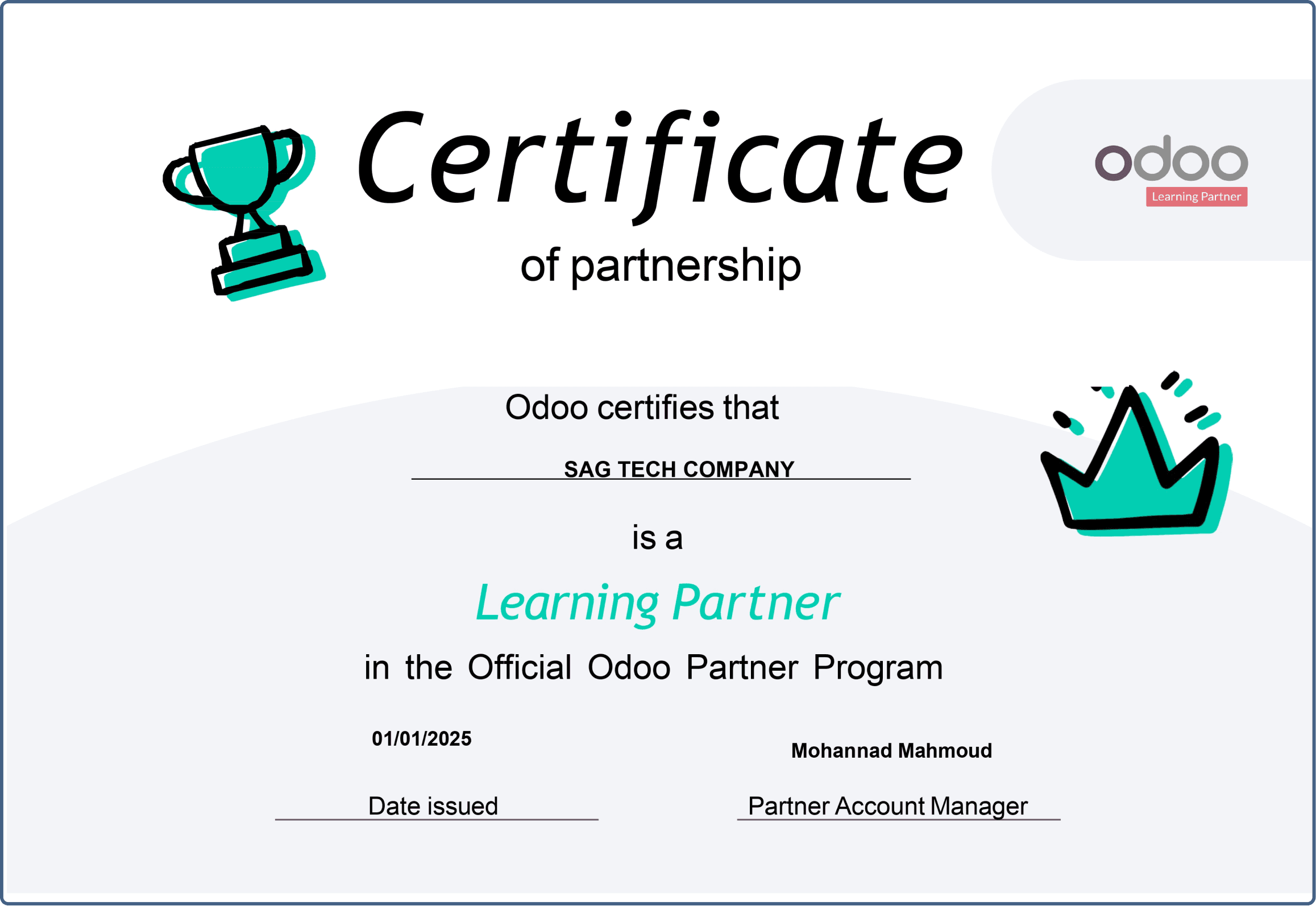 Odoo Certificate